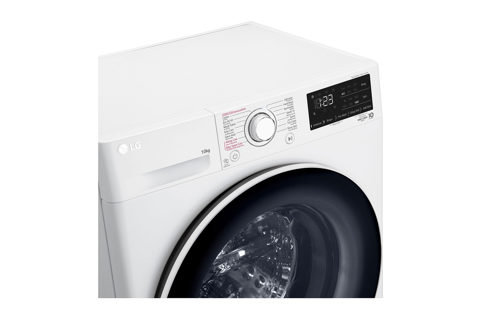 LG เครื่องซักผ้า 10 กก. รุ่น FV1410S5WG1 ระบบ AI DD™ พร้อม Smart Diagnosis ตรวจสอบปัญหาผ่านมือถือ, FV1410S5WG1