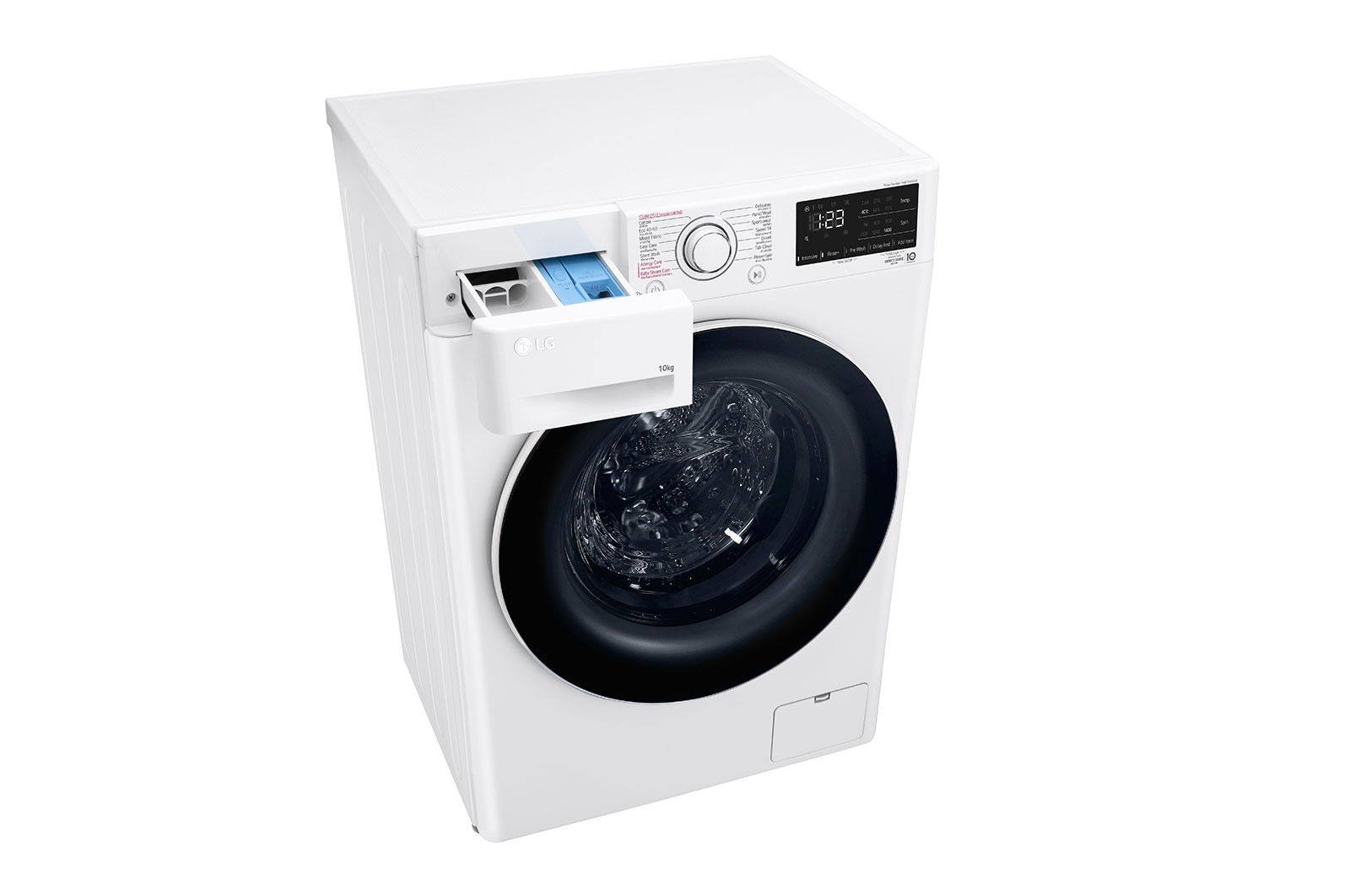 LG เครื่องซักผ้า 10 กก. รุ่น FV1410S5WG1 ระบบ AI DD™ พร้อม Smart Diagnosis ตรวจสอบปัญหาผ่านมือถือ, FV1410S5WG1