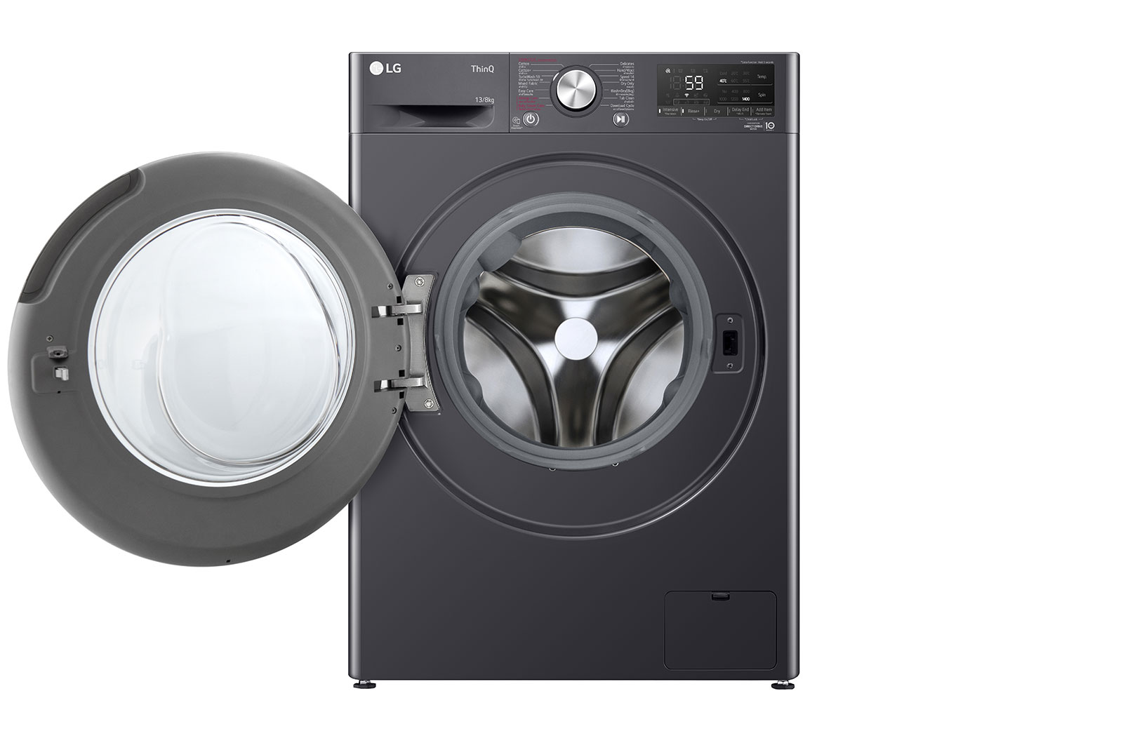 มุมมองด้านหน้าพร้อมประตูเปิด