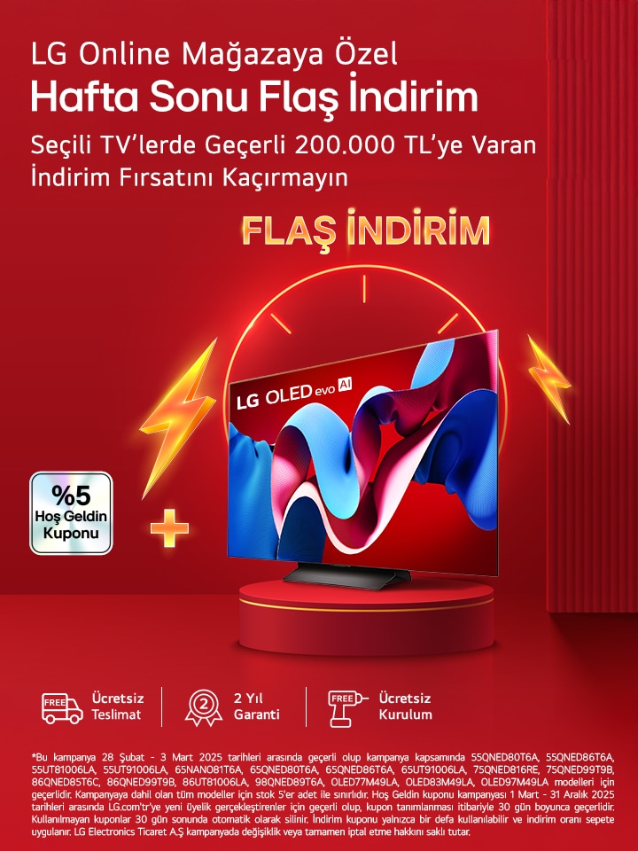 LG OLED Gece İndirimi