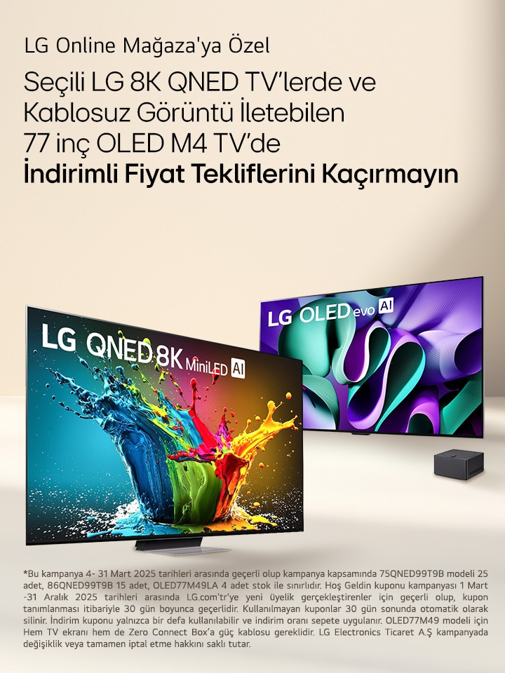 Seçili QNED TV’ler ve OLED M4 TV’de İndirim Fırsatı