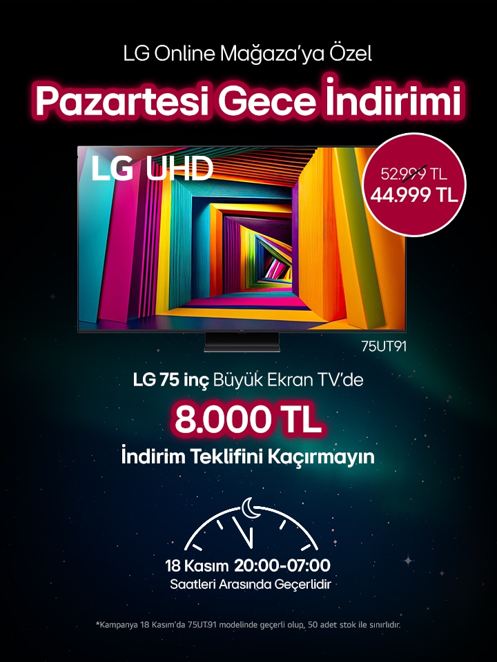 LG OLED Gece İndirimi