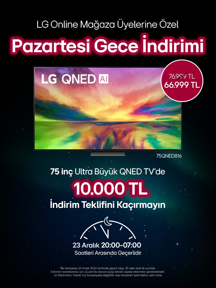 LG OLED Gece İndirimi