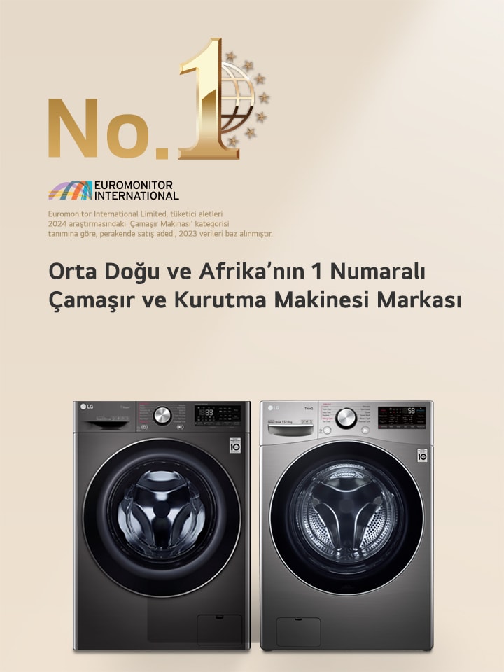 Orta Doğu ve Afrika’nın 1 Numaralı Çamaşır ve Kurutma Makinesi Markası
