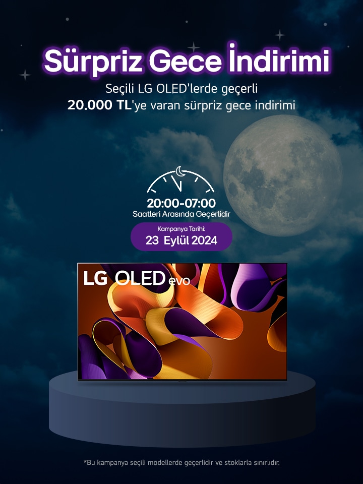 Sürpriz Gece İndirimi