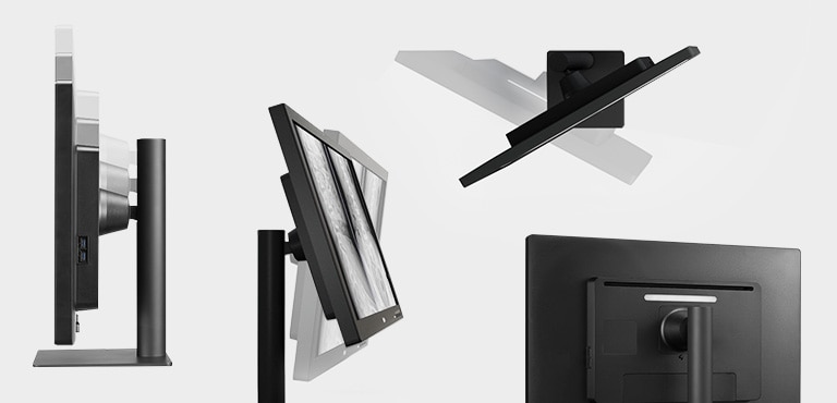 Yükseklik, eğim ve dönüş ayarı özelliklerine sahip ergonomik tasarım.