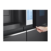 LG 674 Litre Hacimli Sahip InstaView & Door-in-Door™ Özellikli Buzdolabı Su Sebilli Mat Siyah Renk , GC-X257CQAW