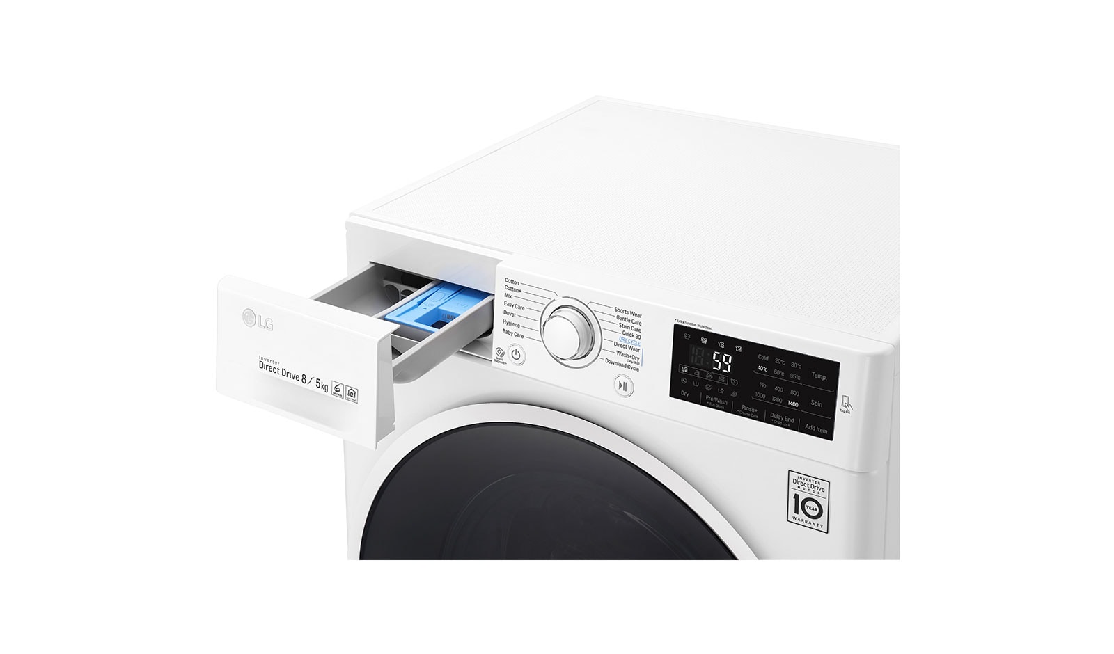 LG 8 Kg Yıkama + 5 Kg Kurutma, A+++, 1400 Devir, Beyaz, Smart Diagnosis™, F4J6TMP0W