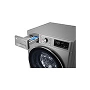 LG Çamaşır Makinesi 9 Kg Yıkama 1400 Devir Buharlı Steam™ WiFi D Enerji Metalik Gri, F4R5VYW2T