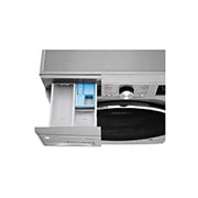 LG Çamaşır Makinesi 9 Kg Yıkama 1400 Devir Buharlı Steam™ WiFi D Enerji Metalik Gri, F4R5VYW2T