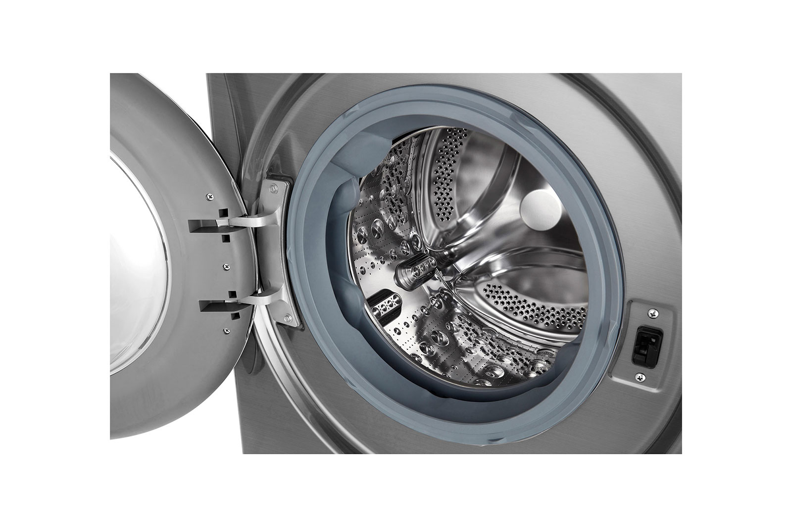 LG Çamaşır Makinesi 9 Kg Yıkama 1400 Devir Buharlı Steam™ WiFi D Enerji Metalik Gri, F4R5VYW2T