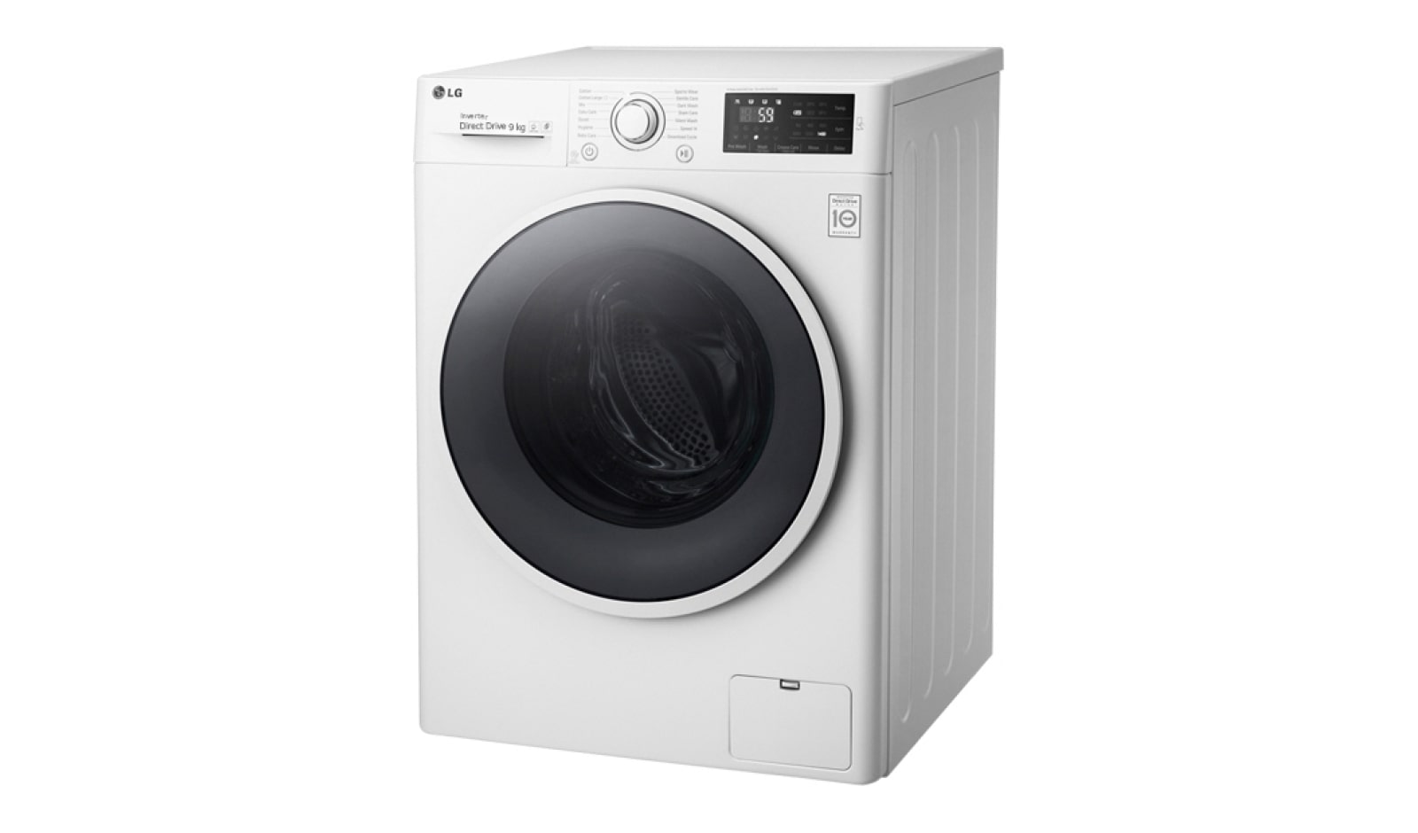 LG 9kg Yıkama "A+++(-20%)", 1400 Devir, Beyaz, TurboWash™, Yeni Program İndirme, FH4U2VDNP0