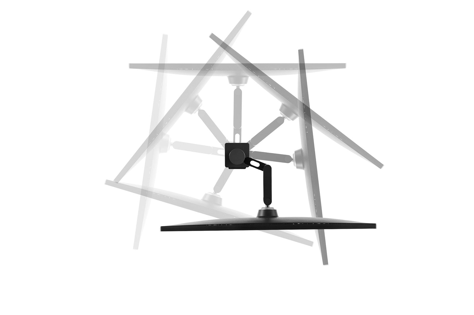 LG UltraFine Ergo Monitor 31,5 İnç FreeSync USB Type -C HDR10 4K Hareket Ettirilebilir Ekran, 32UN880P-B