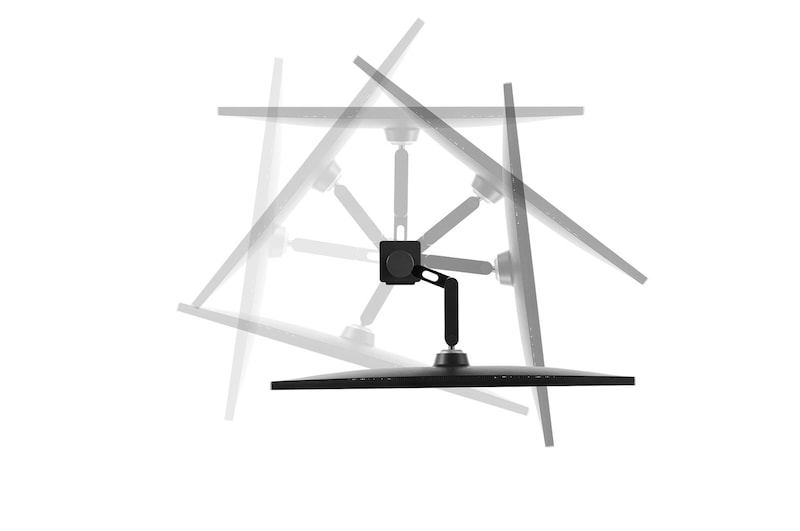 LG UltraFine Ergo Monitor 31,5 İnç FreeSync USB Type -C HDR10 4K Hareket Ettirilebilir Ekran, 32UN880P-B