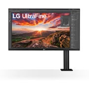 LG UltraFine Ergo Monitor 31,5 İnç FreeSync USB Type -C HDR10 4K Hareket Ettirilebilir Ekran, 32UN880P-B