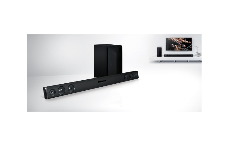 LG 200W 2.1kanal Sound Bar, LAS453B