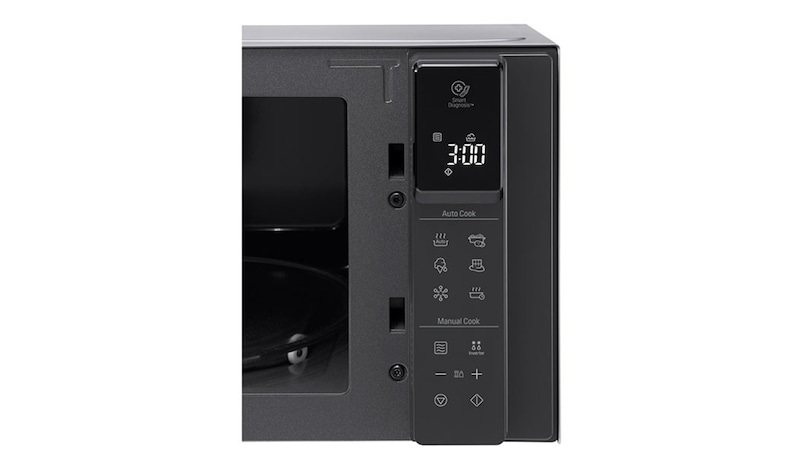 LG NeoChef™, Gümüş Renk, Paslanmaz Çelik, 25lt, Smart Inverter, EasyClean Mikrodalga, MS2595CIS