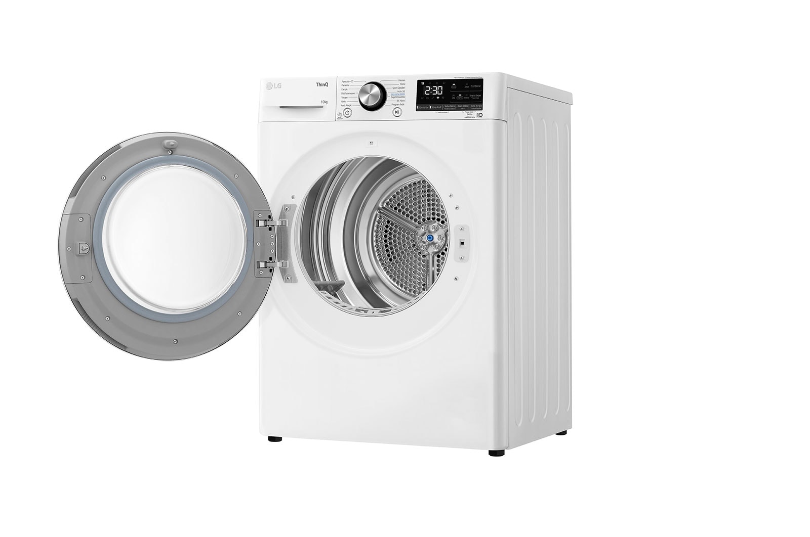 LG 10 Kg Kurutma Makinesi | DUAL Inverter Isı Pompalı Kurutucu |  ThinQ (Wi-Fi) özellikli | Beyaz Renk, RH10V9AV2W