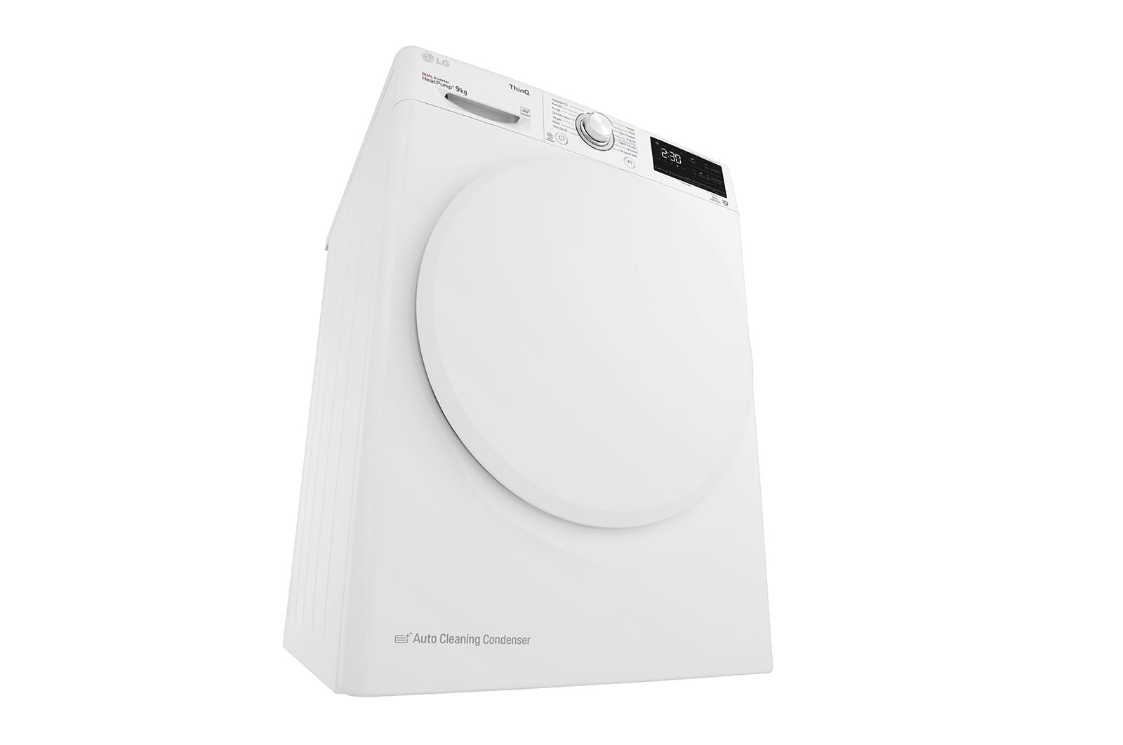 LG 9 Kg Kurutma Makinesi | Enerji Tasarrufu 9 kg  İkili Isı Pompası ile Üstün Kurutma | Gümüş , RH90V3AV0N