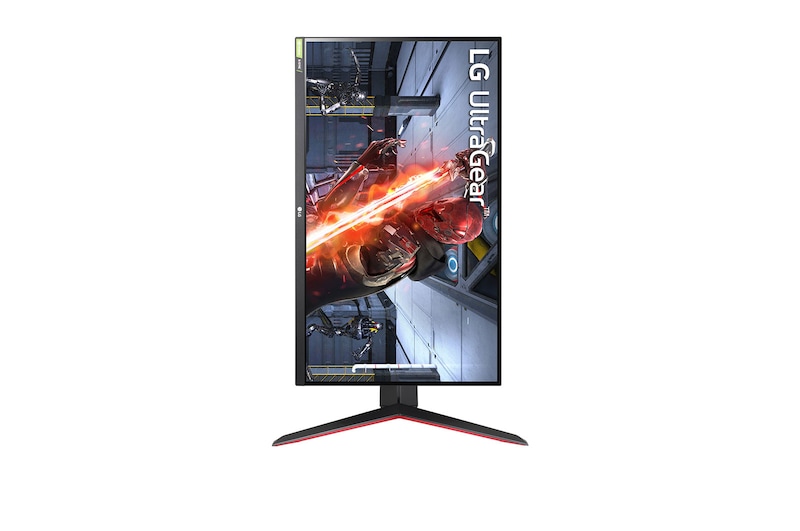 LG NVIDIA® G-SYNC® Uyumluluğuna Sahip 27" UltraGear™ Full HD IPS 1 ms (GtG) Oyun Monitörü, 27GN65R-B
