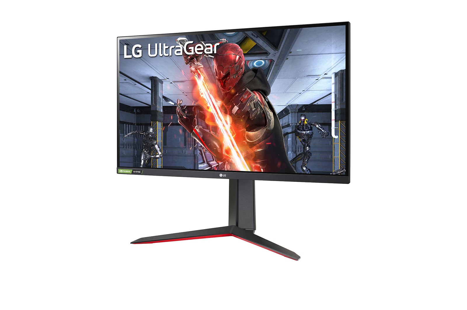 LG NVIDIA® G-SYNC® Uyumluluğuna Sahip 27" UltraGear™ Full HD IPS 1 ms (GtG) Oyun Monitörü, 27GN65R-B