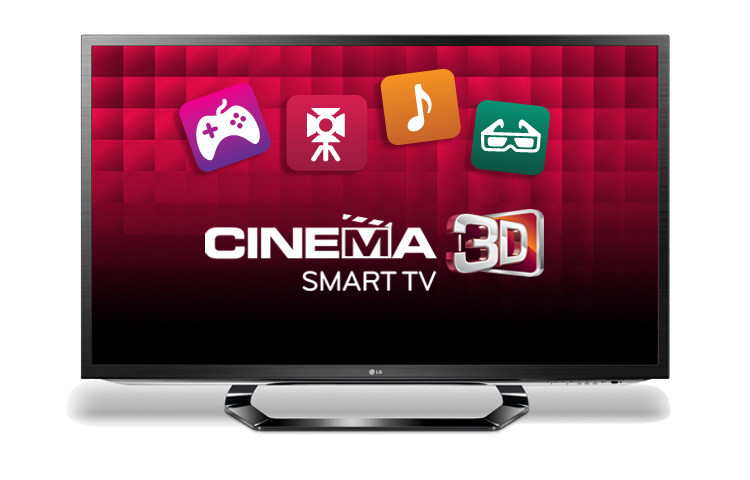 LG 47" LED Cinema 3D Smart TV; 4x HDMI, 3x USB, MCI 400Hz gibi özelliklere sahip ve 4 adet FPR gözlük ile geliyor., 47LM620S
