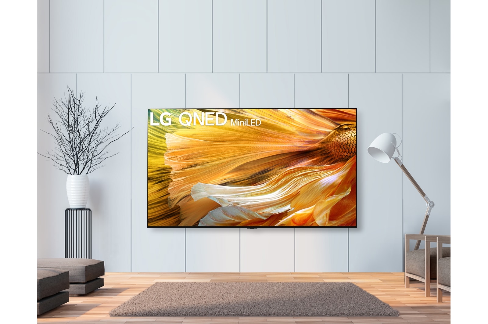 LG QNED MiniLED 4K TV, 65 inç QNED916 Serisi, webOS 21 Smart AI ThinQ , Uydu Alıcılı, Sihirli Kumanda Uyumlu, HDR10, HLG, 2021, 65QNED916PA