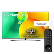 LG NANO76 86 inç NanoCell 4K Smart TV, 86NANO766QA