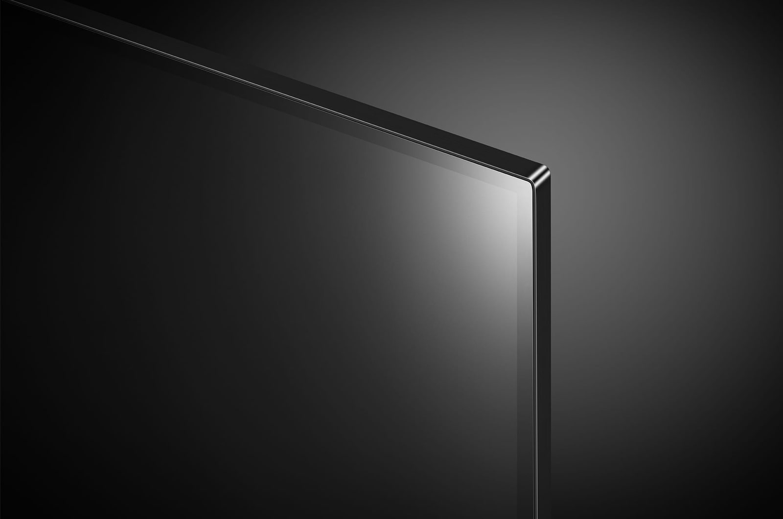 LG OLED TV, OLED B4’ün üst kenarı gösteren yakın çekim görüntüsü