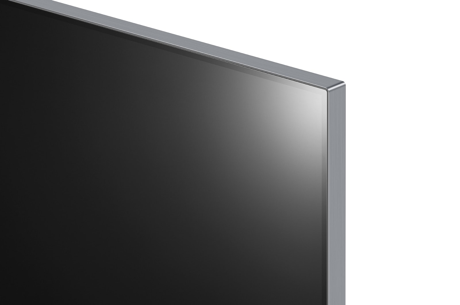 LG OLED evo TV, OLED G4’ün ultra ince üst kenarını gösteren yakın çekim görüntüsü