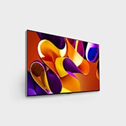Duvara yerleştirilmiş LG OLED evo TV, OLED G4’ün sağa dönük görünümü