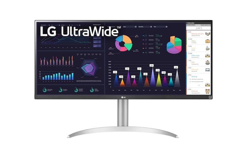 LG AMD FreeSync™ özellikli 34" 21:9 UltraWide™ Full HD IPS Monitör, 34WQ650-W
