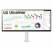 LG Ergonomik Stantlı 34" 21:9 UltraWide™ FHD (2560 x 1080) Monitör, 34WQ680-W