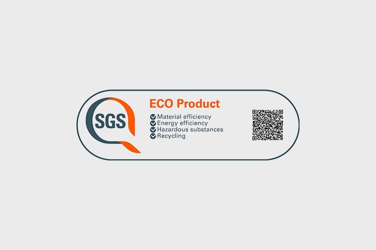 SGS ECO PRODUCT logosu.