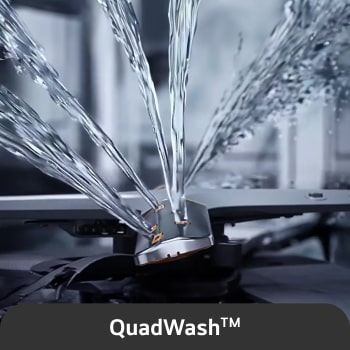 LG QuadWash™ Steam 四方洗蒸氣超潔凈洗碗機<br>(雲朵白), DFB533FW