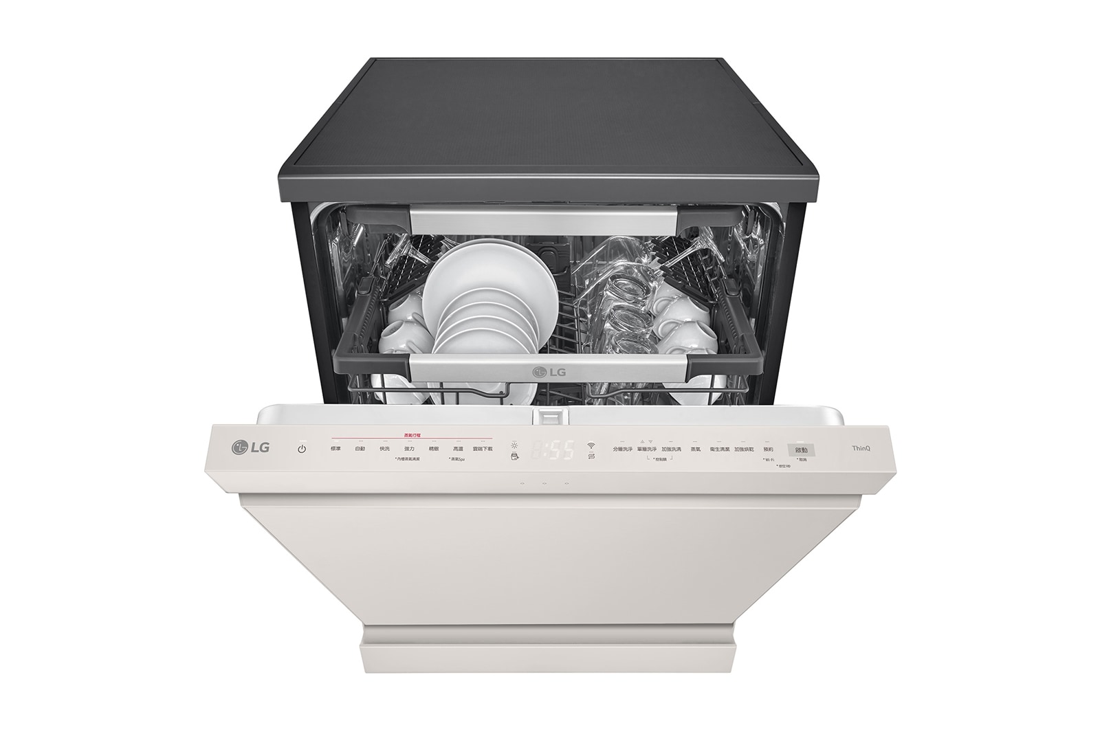 LG QuadWash™ Steam 四方洗蒸氣超潔凈洗碗機 (雪霧白)｜Objet Collection<sup>®</sup> , DFB335HE