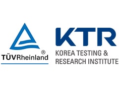 alt="TUV Rheinland 和 KTR 標誌"