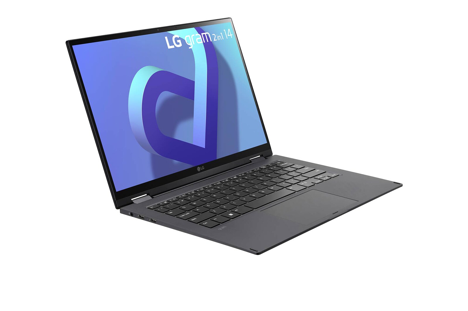 LG gram 14'' 2-in-1 輕贏隨型 極致輕薄翻轉觸控筆電 - 曜石黑(i7), 14T90Q-G