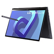 LG gram 14'' 2-in-1 輕贏隨型 極致輕薄翻轉觸控筆電 - 曜石黑(i7), 14T90Q-G