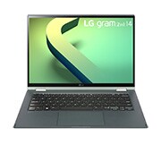 LG gram 14'' 2-in-1 輕贏隨型 極致輕薄翻轉觸控筆電 - 璀璨綠(i5), 14T90Q-G