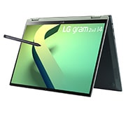 LG gram 14'' 2-in-1 輕贏隨型 極致輕薄翻轉觸控筆電 - 璀璨綠(i5), 14T90Q-G