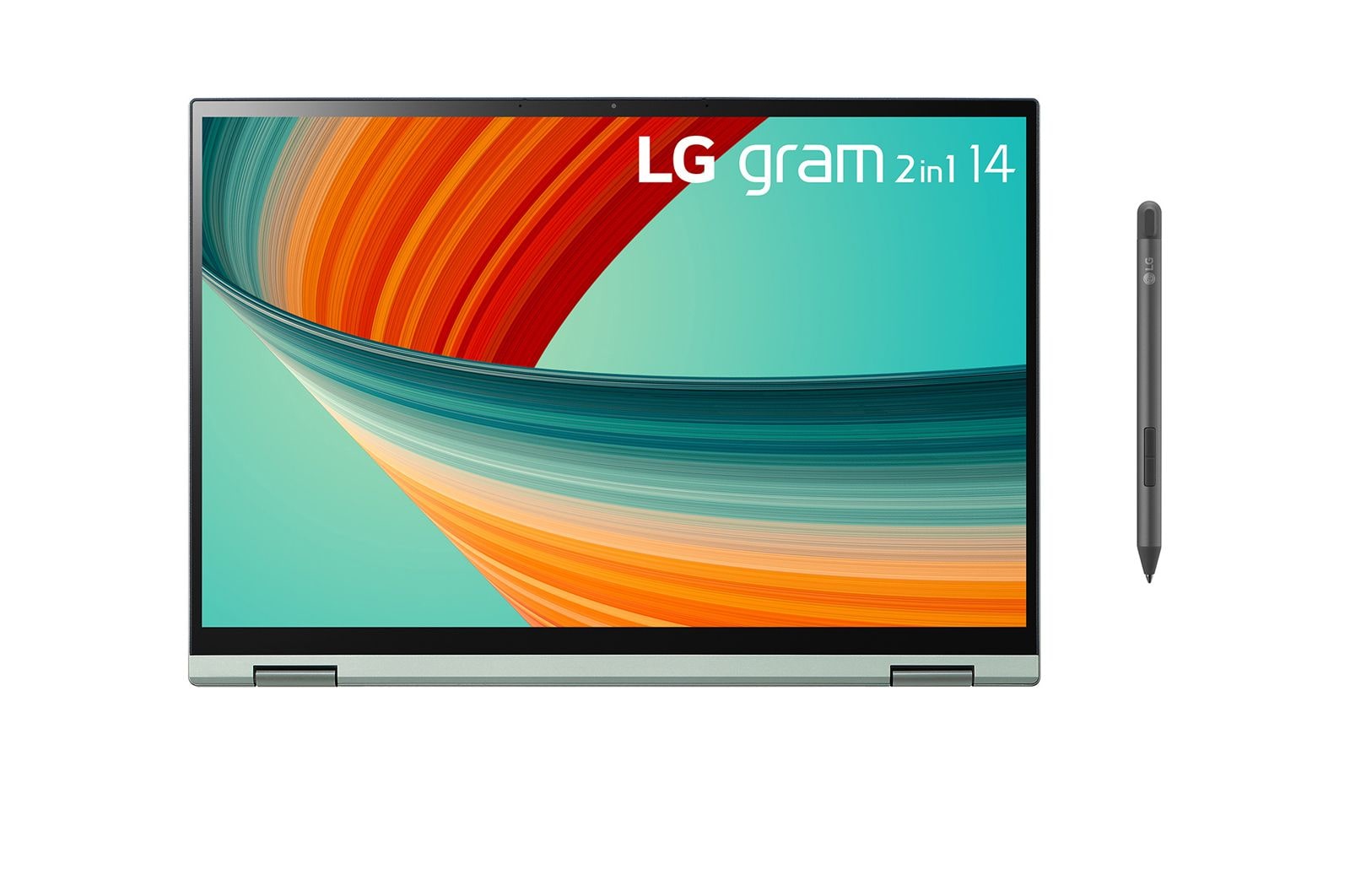 LG gram 14" Windows 11 Home 2-in-1 輕贏隨型 極致輕薄翻轉觸控筆電 - 璀璨綠(i7), 14T90R-G