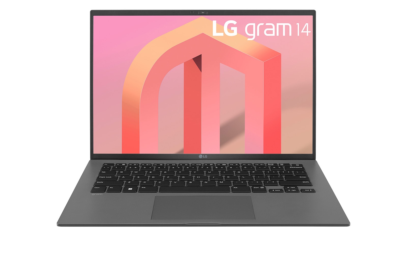 LG gram 14'' 輕贏隨型 極致輕薄筆電 - 沉靜灰(i5)(Pro)(商用), 14Z90Q-G