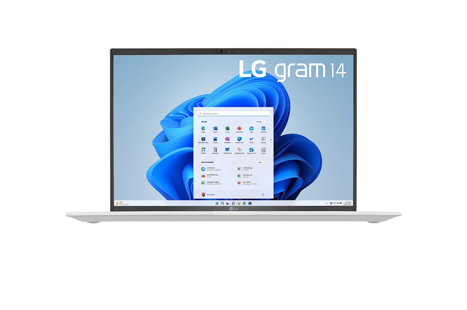 LG gram 14'' Windows 11 Home 輕贏隨型 極致輕薄筆電 - 冰雪白 (第 13 代 Intel<sup>®</sup> Core i5 Evo), 14Z90R-G