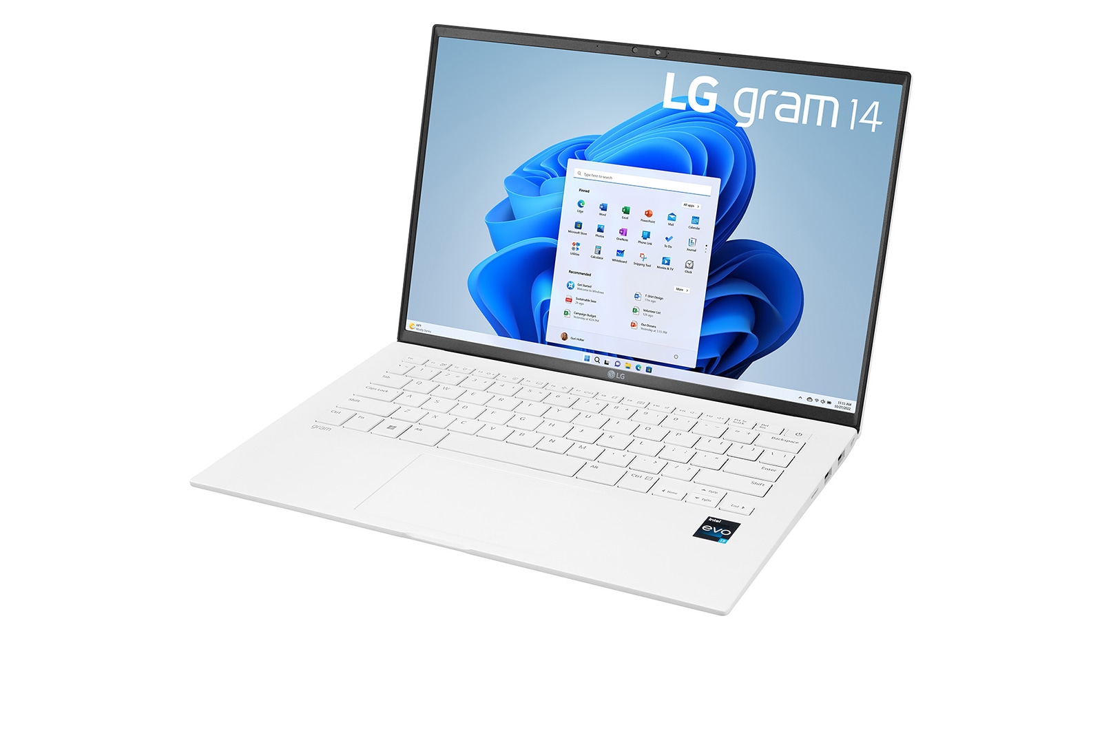 LG gram 14'' Windows 11 Home 輕贏隨型 極致輕薄筆電 - 冰雪白 (第 13 代 Intel<sup>®</sup> Core i5 Evo), 14Z90R-G