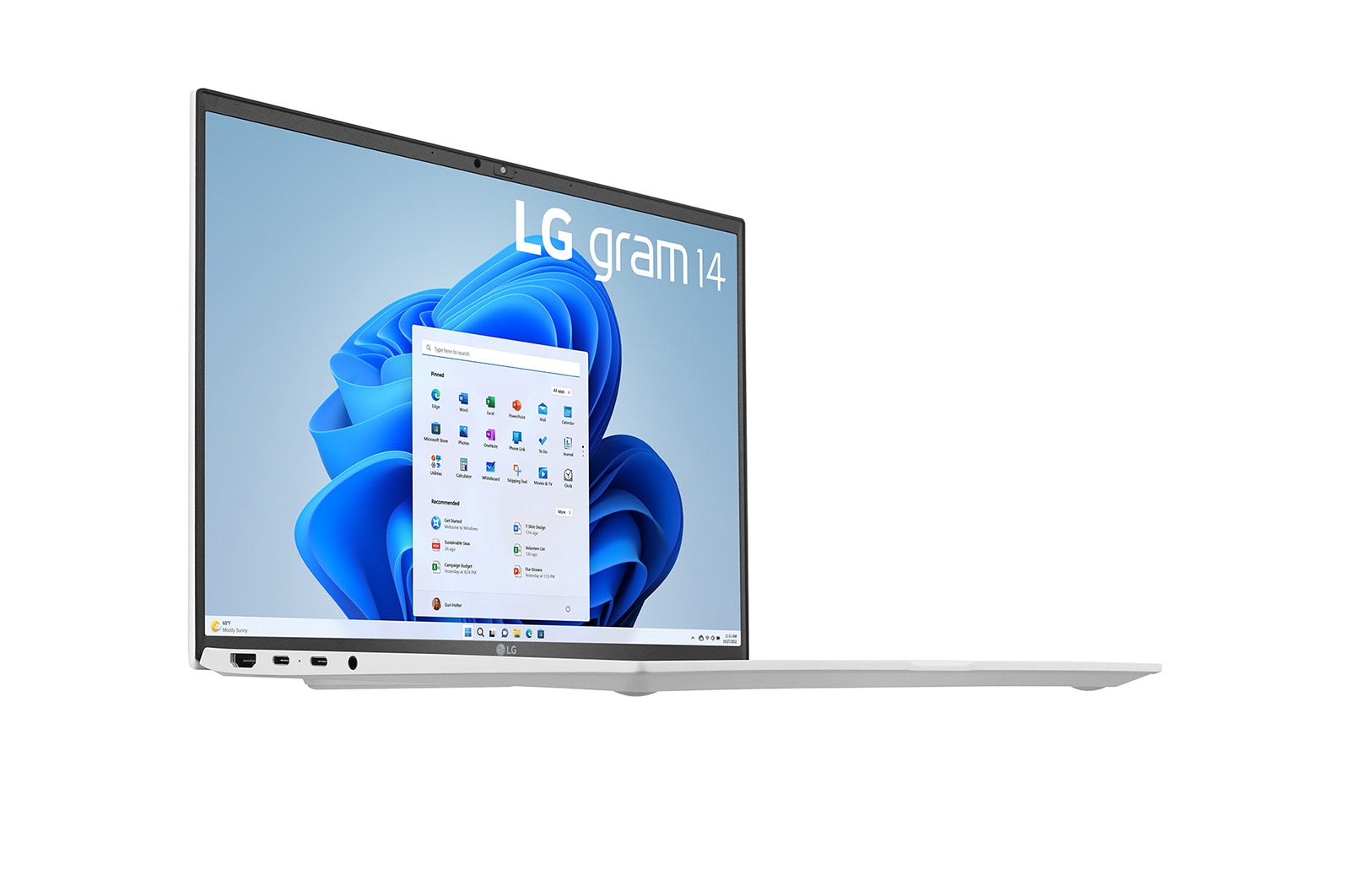 LG gram 14'' Windows 11 Home 輕贏隨型 極致輕薄筆電 - 冰雪白 (第 13 代 Intel<sup>®</sup> Core i5 Evo), 14Z90R-G