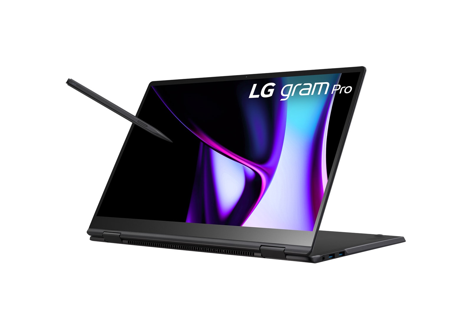 LG gram Pro 16'' Windows 11 Home 極致輕薄 2-in-1 AI 翻轉觸控筆電 - 曜石黑 (512GB / Intel<sup>®</sup> Core™ Ultra 7 Evo), 16T90SP-K