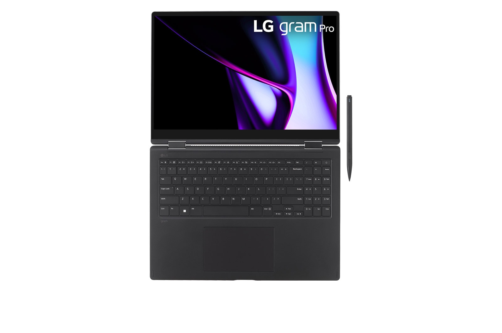 LG gram Pro 16'' Windows 11 Home 極致輕薄 2-in-1 AI 翻轉觸控筆電 - 曜石黑 (512GB / Intel<sup>®</sup> Core™ Ultra 7 Evo), 16T90SP-K