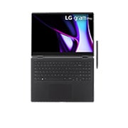 LG gram Pro 16'' Windows 11 Home 極致輕薄 2-in-1 AI 翻轉觸控筆電 - 曜石黑 (512GB / Intel<sup>®</sup> Core™ Ultra 7 Evo), 16T90SP-K