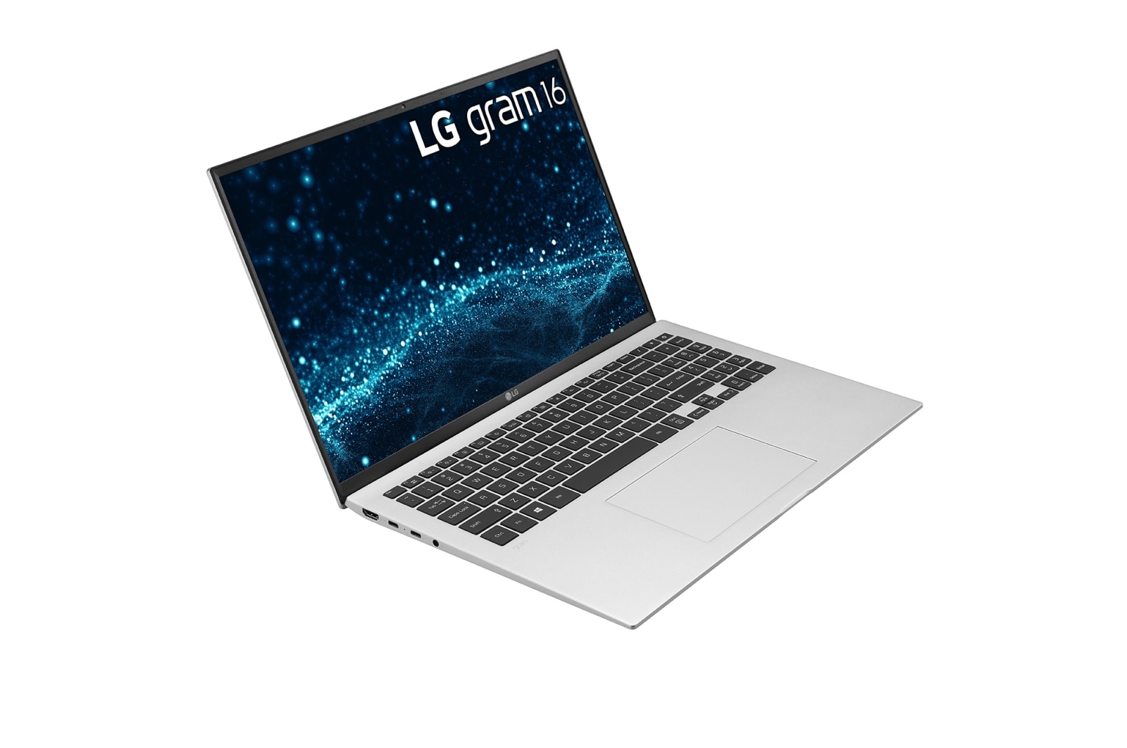 LG gram 16” 輕贏隨型 極致輕薄筆電 – 石英銀 (i5), 16Z90P-G